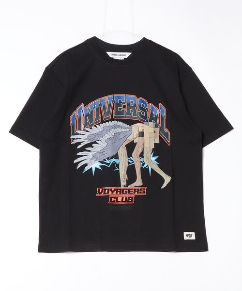 Dhruv Kapoor(ドゥルーフ・カプール)の「【Dhruv Kapoor】 VOYAGERS CLUB TEE(Tシャツ/カットソー・メンズ・ブラック/ホワイト・X-LARGE/SMALL)」の12枚目の写真