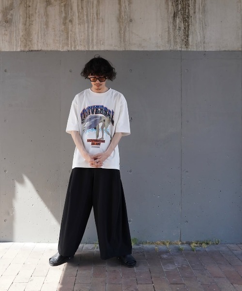 Dhruv Kapoor(ドゥルーフ・カプール)の「【Dhruv Kapoor】 VOYAGERS CLUB TEE(Tシャツ/カットソー・メンズ・ブラック/ホワイト・X-LARGE/SMALL)」の13枚目の写真
