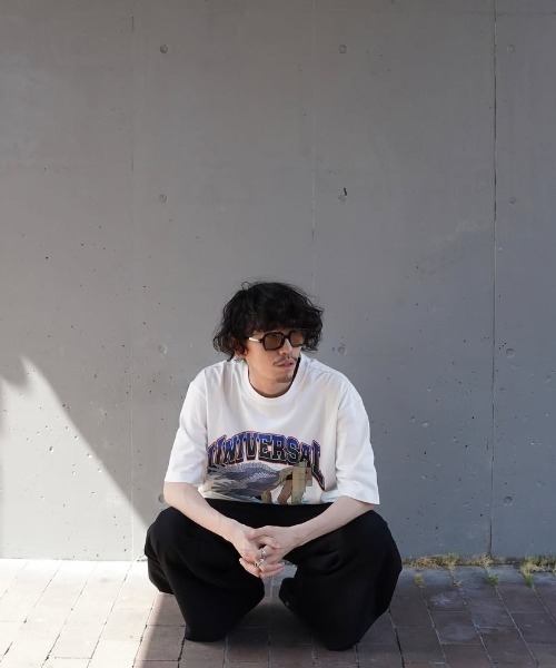 Dhruv Kapoor(ドゥルーフ・カプール)の「【Dhruv Kapoor】 VOYAGERS CLUB TEE(Tシャツ/カットソー・メンズ・ブラック/ホワイト・X-LARGE/SMALL)」の14枚目の写真