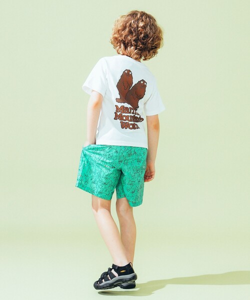 MARMOT（マーモット）の「【別注】Marmot / Kids Marmot Animal T-shirt 2025SS（110～150cm）（Tシャツ/カットソー・キッズ・ホワイト/グリーン/アッシュグレー・110/130/150）」の6枚目の写真