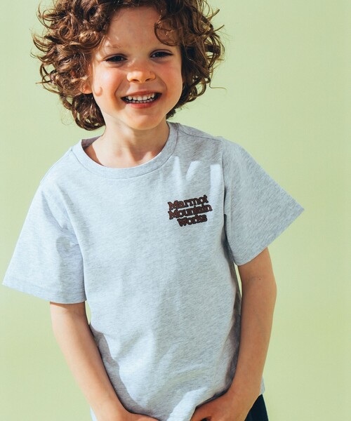 MARMOT（マーモット）の「【別注】Marmot / Kids Marmot Animal T-shirt 2025SS（110～150cm）（Tシャツ/カットソー・キッズ・ホワイト/グリーン/アッシュグレー・110/130/150）」の7枚目の写真