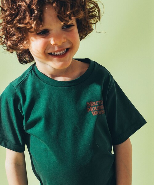 MARMOT（マーモット）の「【別注】Marmot / Kids Marmot Animal T-shirt 2025SS（110～150cm）（Tシャツ/カットソー・キッズ・ホワイト/グリーン/アッシュグレー・110/130/150）」の11枚目の写真