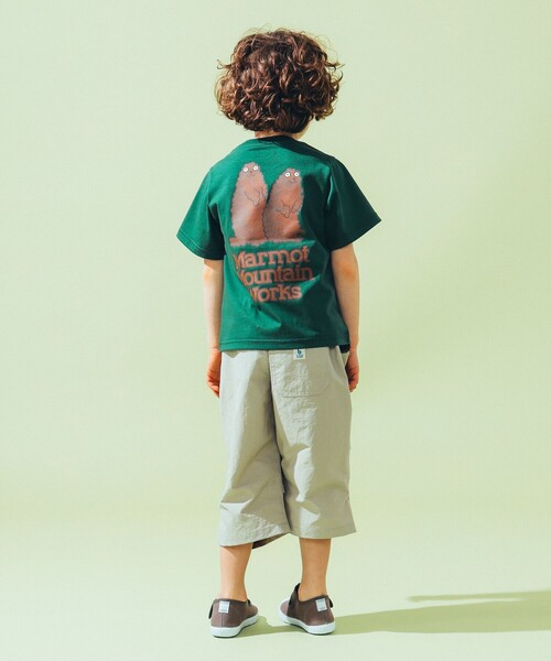 MARMOT（マーモット）の「【別注】Marmot / Kids Marmot Animal T-shirt 2025SS（110～150cm）（Tシャツ/カットソー・キッズ・ホワイト/グリーン/アッシュグレー・110/130/150）」の14枚目の写真