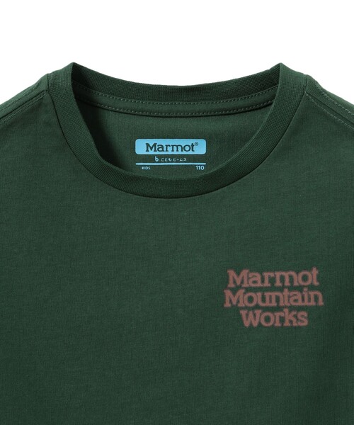 MARMOT（マーモット）の「【別注】Marmot / Kids Marmot Animal T-shirt 2025SS（110～150cm）（Tシャツ/カットソー・キッズ・ホワイト/グリーン/アッシュグレー・110/130/150）」の19枚目の写真