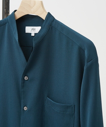 AH ABAHOUSE | 【AH ABAHOUSE】楊柳 キーネック 長袖シャツ / Vネックシャツ(シャツ/ブラウス)