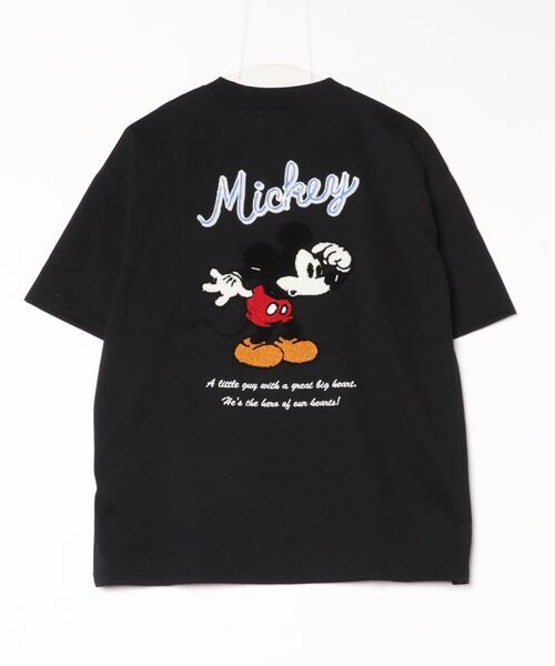 セール】【Disney/ディズニー】サガラ刺繍ハーフスリーブTシャツ（T
