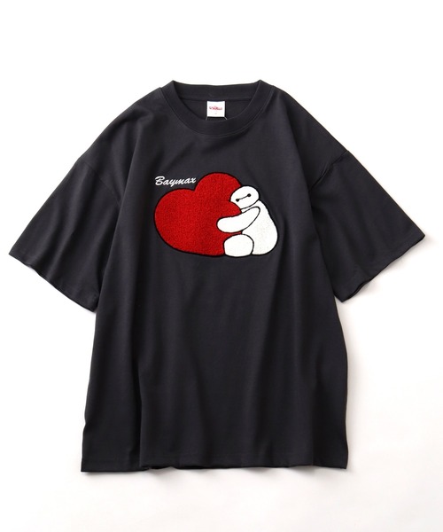 セール】【Disney/ディズニー】サガラ刺繍ハーフスリーブTシャツ