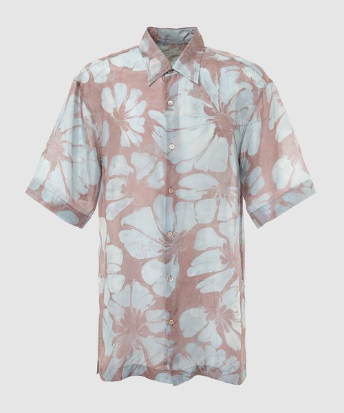 DRIES VAN NOTEN(ドリスヴァンノッテン)の「CASSIDYE 1202 M.W.SHIRT(シャツ/ブラウス・メンズ・ブルー系その他/グリーン/ピンク・S/M)」の1枚目の写真