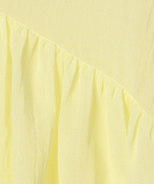 LEPSIM（レプシィム）の「たっぷりギャザーVブラウス　242753（シャツ/ブラウス・レディース・オフホワイト/イエロー/ブルー/ブラック/レッド・FREE）」の10枚目の写真