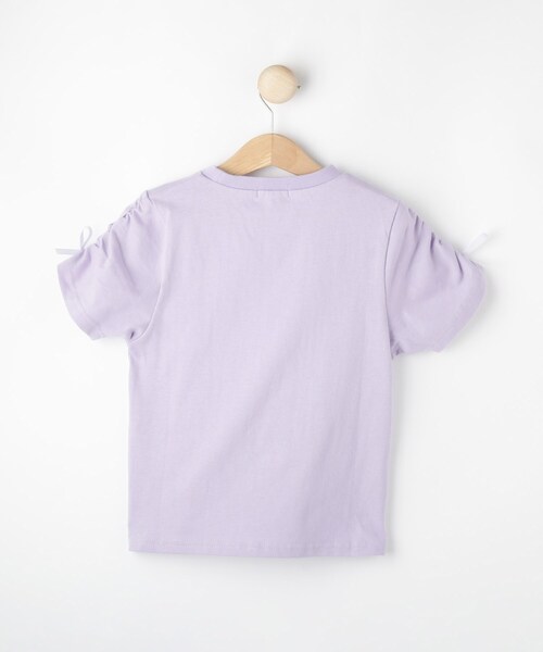 SHOO・LA・RUE(シューラルー)の「【100-150cm】スノードームオーガンジーTシャツ(Tシャツ/カットソー・キッズ・サックスブルー/パープル/オフホワイト・15 /14/13/12/11/10)」の5枚目の写真