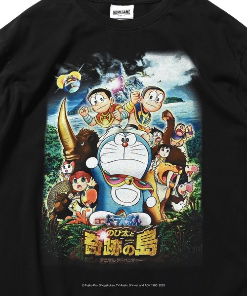 HOMEGAME(ホームゲーム)の「HOMEGAME-映画ドラえもん2012のび太と奇跡の島TEE【HG250132】(Tシャツ/カットソー・メンズ・ブラック・S/M/L/XL/XXL)」の2枚目の写真