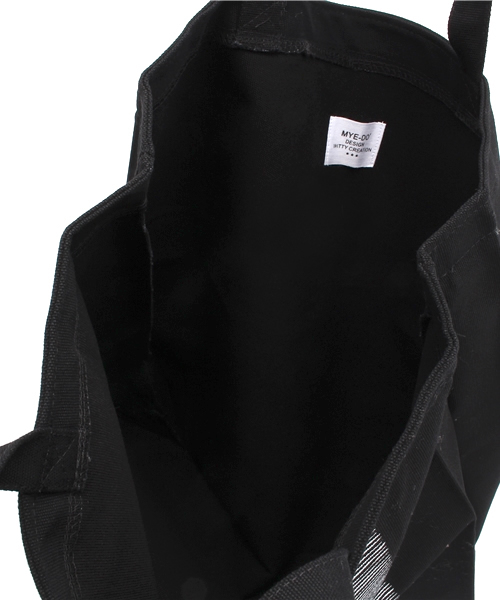 MYE-DO'（マイ・ドゥ）の「トート バッグ "Unknown Pleasures”（トートバッグ・メンズ・ブラック・FREE）」の7枚目の写真