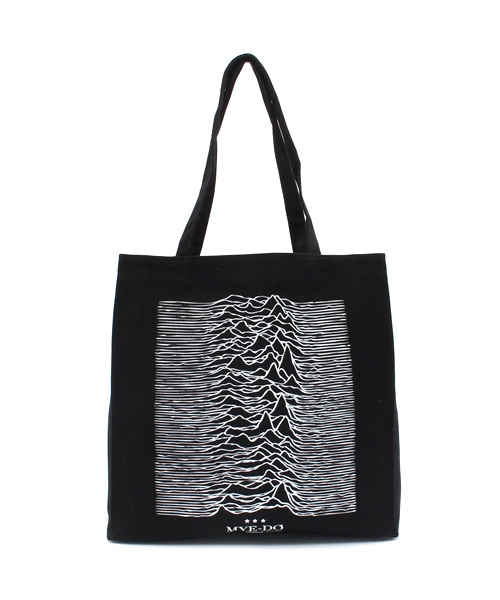 MYE-DO'（マイ・ドゥ）の「トート バッグ "Unknown Pleasures”（トートバッグ・メンズ・ブラック・FREE）」の9枚目の写真