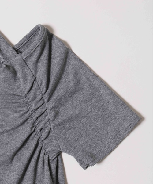 PHILLY（フィリー）の「【PHILLY】ベルトデザインオフショルT（Tシャツ/カットソー・レディース・ブラック/グレー・FREE）」の20枚目の写真