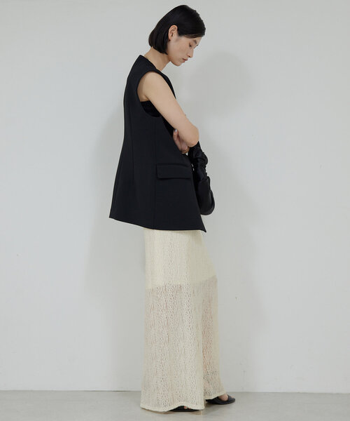 GALLARDAGALANTE（ガリャルダガランテ）の「ノーカラージレ（ベスト・レディース・ブラック/ベージュ・FREE）」の12枚目の写真