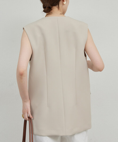 GALLARDAGALANTE（ガリャルダガランテ）の「ノーカラージレ（ベスト・レディース・ブラック/ベージュ・FREE）」の17枚目の写真