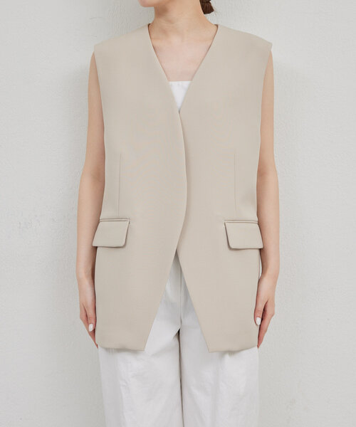 GALLARDAGALANTE（ガリャルダガランテ）の「ノーカラージレ（ベスト・レディース・ブラック/ベージュ・FREE）」の21枚目の写真