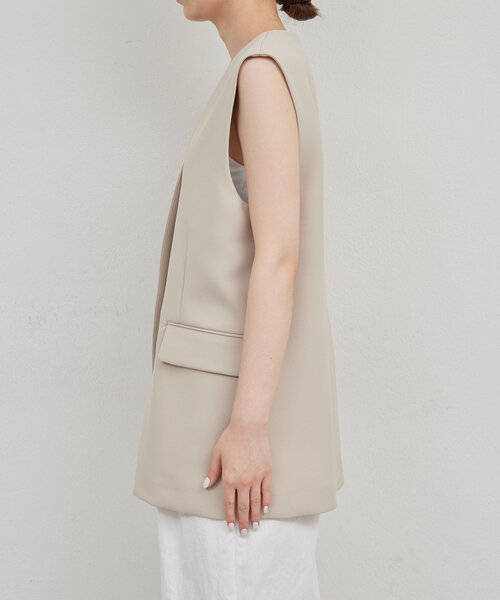 GALLARDAGALANTE（ガリャルダガランテ）の「ノーカラージレ（ベスト・レディース・ブラック/ベージュ・FREE）」の22枚目の写真