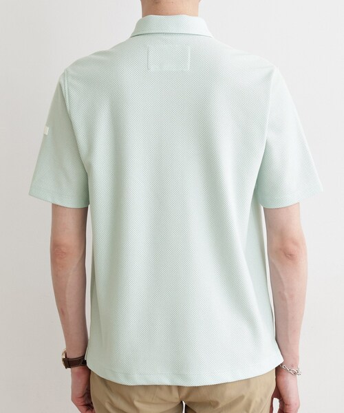 TAKEO KIKUCHI(タケオキクチ)の「【尾州織】メランジメッシュ ポロシャツ(ポロシャツ・メンズ・ライトグレー/ライトブルー/ブルー系その他/ネイビー/ブラウン系/レンガ・01/02/03/04/05)」の10枚目の写真