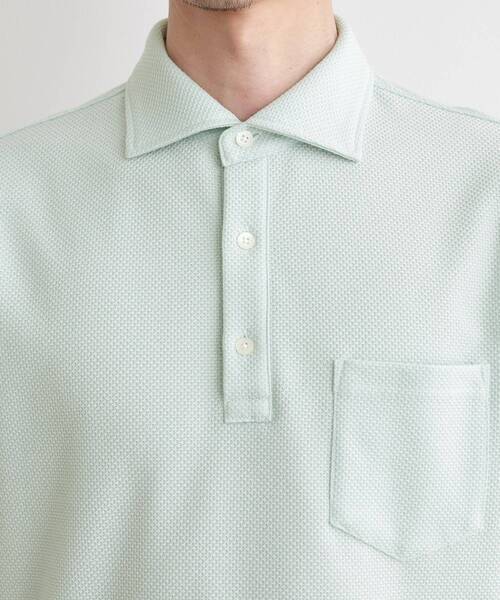 TAKEO KIKUCHI(タケオキクチ)の「【尾州織】メランジメッシュ ポロシャツ(ポロシャツ・メンズ・ライトグレー/ライトブルー/ブルー系その他/ネイビー/ブラウン系/レンガ・01/02/03/04/05)」の11枚目の写真