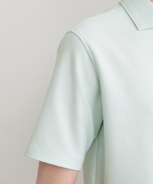 TAKEO KIKUCHI(タケオキクチ)の「【尾州織】メランジメッシュ ポロシャツ(ポロシャツ・メンズ・ライトグレー/ライトブルー/ブルー系その他/ネイビー/ブラウン系/レンガ・01/02/03/04/05)」の12枚目の写真