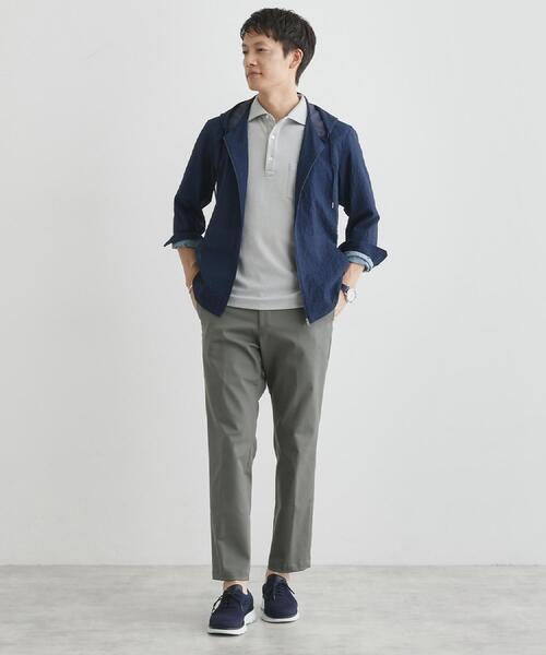 TAKEO KIKUCHI(タケオキクチ)の「【尾州織】メランジメッシュ ポロシャツ(ポロシャツ・メンズ・ライトグレー/ライトブルー/ブルー系その他/ネイビー/ブラウン系/レンガ・01/02/03/04/05)」の20枚目の写真