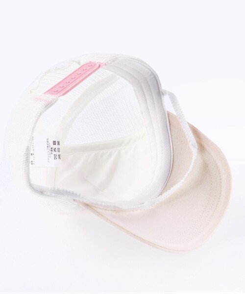 BRANSHES(ブランシェス)の「ロゴ/リボン刺繍メッシュキャップ(キャップ・キッズ・ブルー/ピンク・L/M/S)」の11枚目の写真