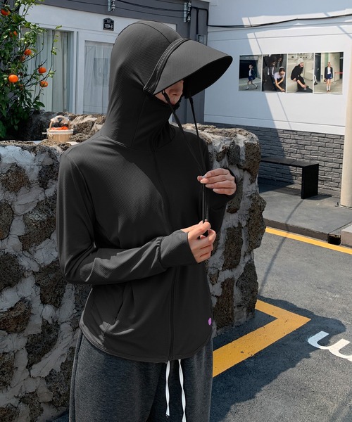 elu.uvカットパーカー　ブラック　新品 NEW】UVラッシュパーカー | 芦屋ロサブラン