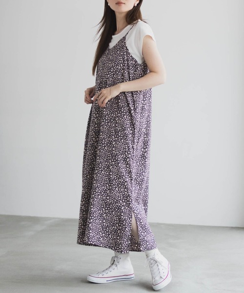 Howdy Marie(ハウディ―マリー)の「Howdy Marie インドファブリック キャミワンピース + Tシャツ セット アンサンブル(ワンピース・レディース・グレー系その他2/ブラック系その他/グレー系その他・M/L)」の6枚目の写真