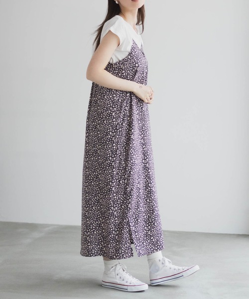 Howdy Marie(ハウディ―マリー)の「Howdy Marie インドファブリック キャミワンピース + Tシャツ セット アンサンブル(ワンピース・レディース・グレー系その他2/ブラック系その他/グレー系その他・M/L)」の7枚目の写真