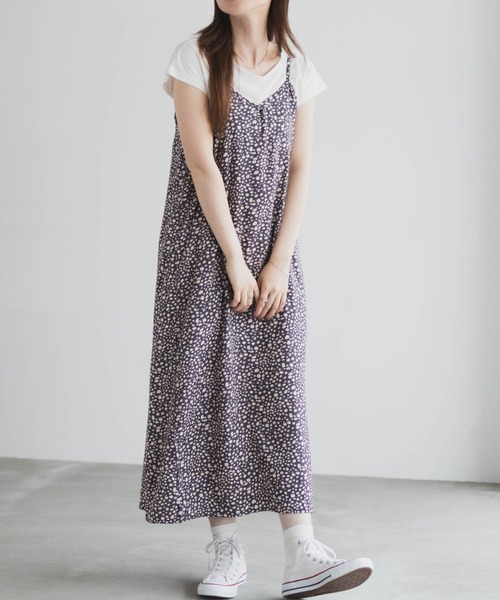 Howdy Marie(ハウディ―マリー)の「Howdy Marie インドファブリック キャミワンピース + Tシャツ セット アンサンブル(ワンピース・レディース・グレー系その他2/ブラック系その他/グレー系その他・M/L)」の5枚目の写真