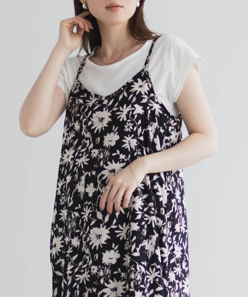 Howdy Marie(ハウディ―マリー)の「Howdy Marie インドファブリック キャミワンピース + Tシャツ セット アンサンブル(ワンピース・レディース・グレー系その他2/ブラック系その他/グレー系その他・M/L)」の13枚目の写真