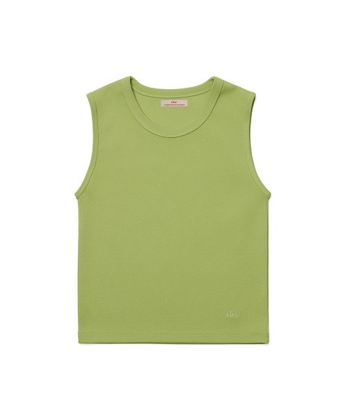 clor(クロル)の「COTTON ESSENTIAL TOP(タンクトップ・レディース・オリーブ/レッド/グレー/アイボリー/スカイブルー/ブラック・M/S)」の5枚目の写真