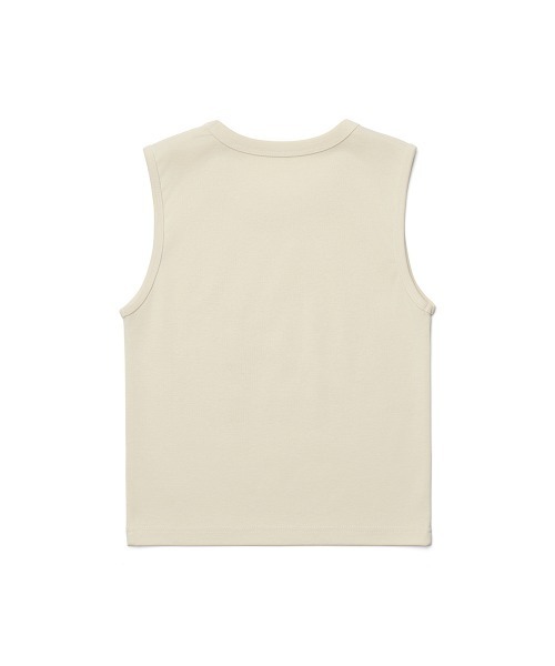 clor(クロル)の「COTTON ESSENTIAL TOP(タンクトップ・レディース・オリーブ/レッド/グレー/アイボリー/スカイブルー/ブラック・M/S)」の7枚目の写真
