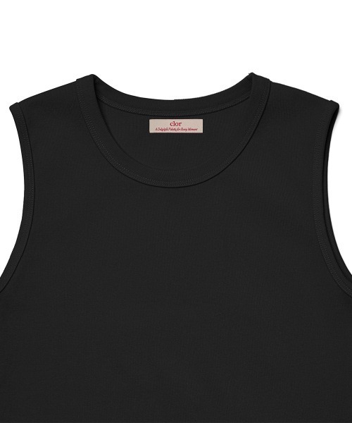clor(クロル)の「COTTON ESSENTIAL TOP(タンクトップ・レディース・オリーブ/レッド/グレー/アイボリー/スカイブルー/ブラック・M/S)」の16枚目の写真