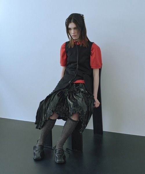 clor(クロル)の「COTTON ESSENTIAL TOP(タンクトップ・レディース・オリーブ/レッド/グレー/アイボリー/スカイブルー/ブラック・M/S)」の14枚目の写真