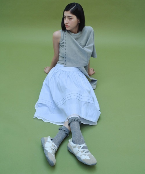 clor(クロル)の「COTTON ESSENTIAL TOP(タンクトップ・レディース・オリーブ/レッド/グレー/アイボリー/スカイブルー/ブラック・M/S)」の21枚目の写真
