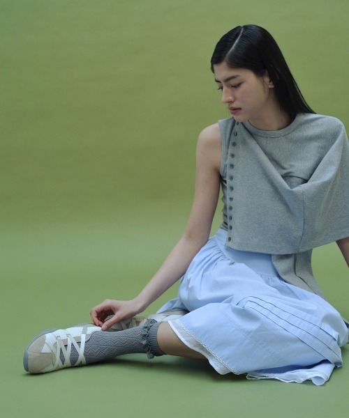 clor(クロル)の「COTTON ESSENTIAL TOP(タンクトップ・レディース・オリーブ/レッド/グレー/アイボリー/スカイブルー/ブラック・M/S)」の22枚目の写真