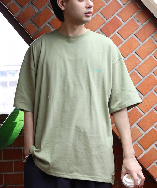 GERRY(ジェリー)の「GERRY カラーボックスロゴTシャツ(Tシャツ/カットソー・メンズ・オートミール/パープル/ホワイト/カーキ/ブラック・MEDIUM/X-LARGE/LARGE)」の4枚目の写真