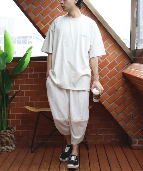 GERRY(ジェリー)の「GERRY カラーボックスロゴTシャツ(Tシャツ/カットソー・メンズ・オートミール/パープル/ホワイト/カーキ/ブラック・MEDIUM/X-LARGE/LARGE)」の7枚目の写真