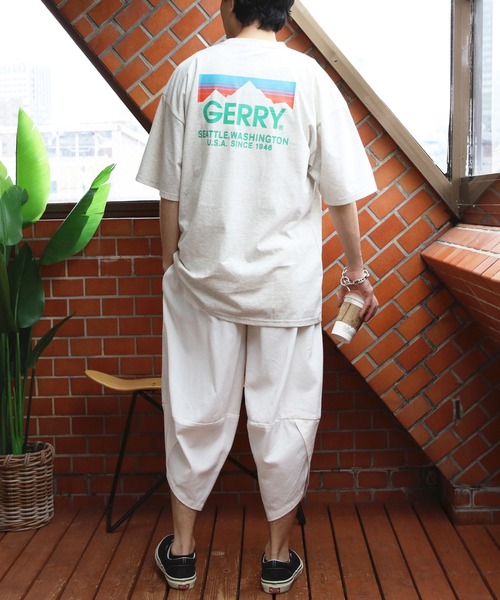 GERRY(ジェリー)の「GERRY カラーボックスロゴTシャツ(Tシャツ/カットソー・メンズ・オートミール/パープル/ホワイト/カーキ/ブラック・MEDIUM/X-LARGE/LARGE)」の13枚目の写真