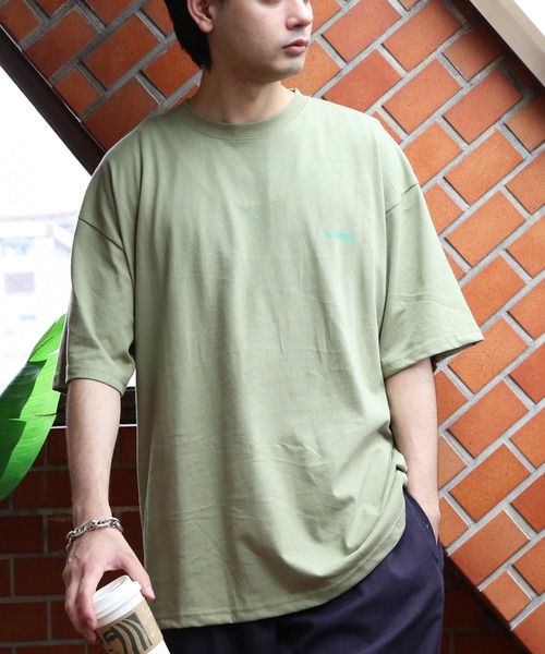 GERRY(ジェリー)の「GERRY カラーボックスロゴTシャツ(Tシャツ/カットソー・メンズ・オートミール/パープル/ホワイト/カーキ/ブラック・MEDIUM/X-LARGE/LARGE)」の14枚目の写真