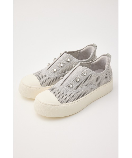 STACCATO(スタッカート)の「ストーンハンディプラットフォームスリッポン(スリッポン・レディース・ブラック/グレー・22.5cm/23.0cm/23.5cm/24.0cm/24.5cm)」の1枚目の写真