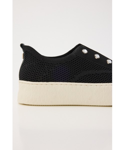 STACCATO(スタッカート)の「ストーンハンディプラットフォームスリッポン(スリッポン・レディース・ブラック/グレー・22.5cm/23.0cm/23.5cm/24.0cm/24.5cm)」の7枚目の写真