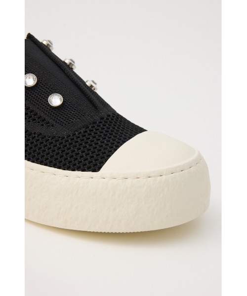 STACCATO(スタッカート)の「ストーンハンディプラットフォームスリッポン(スリッポン・レディース・ブラック/グレー・22.5cm/23.0cm/23.5cm/24.0cm/24.5cm)」の8枚目の写真