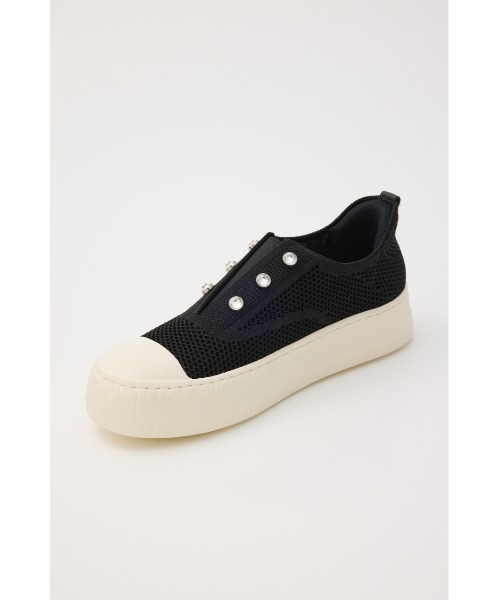 STACCATO(スタッカート)の「ストーンハンディプラットフォームスリッポン(スリッポン・レディース・ブラック/グレー・22.5cm/23.0cm/23.5cm/24.0cm/24.5cm)」の9枚目の写真