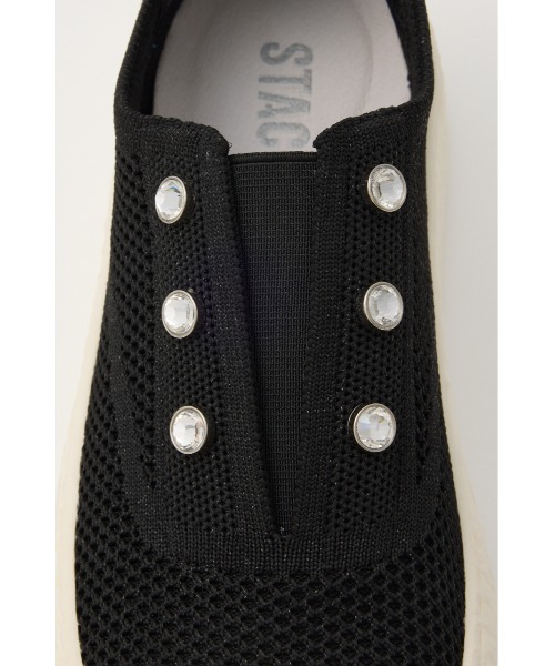 セール】ストーンハンディプラットフォームスリッポン