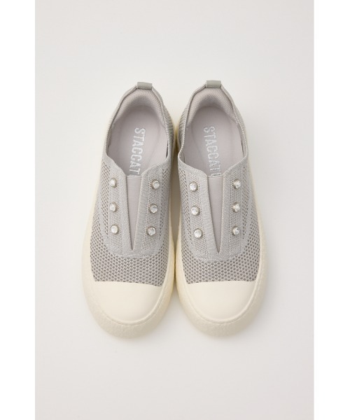 STACCATO(スタッカート)の「ストーンハンディプラットフォームスリッポン(スリッポン・レディース・ブラック/グレー・22.5cm/23.0cm/23.5cm/24.0cm/24.5cm)」の21枚目の写真