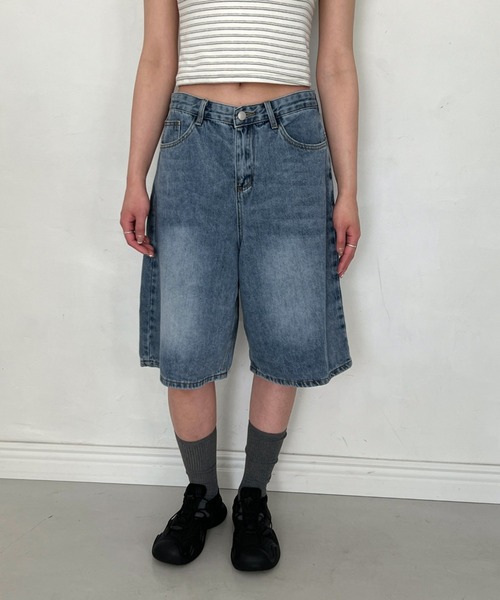 セール】デニムバミューダパンツ/2025 SS COLLECTION（デニム