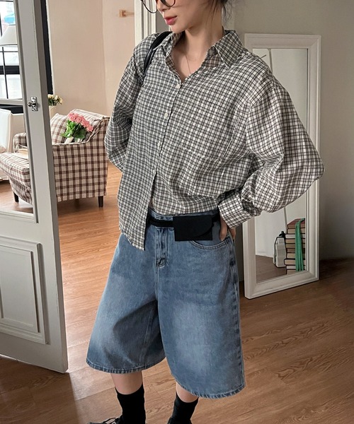 デニムバミューダパンツ/2025 SS COLLECTION（デニムパンツ